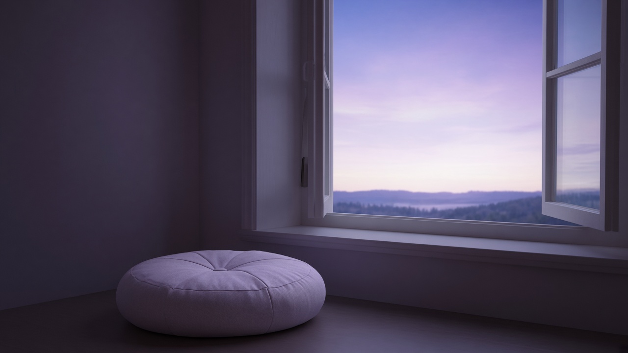 An empty cushion
